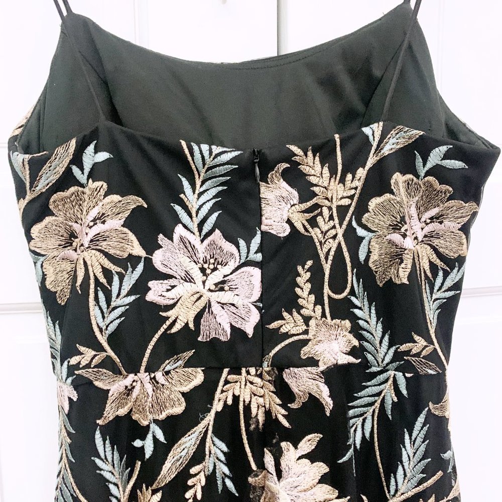 Floral Black Dress - Picture 8 of 11